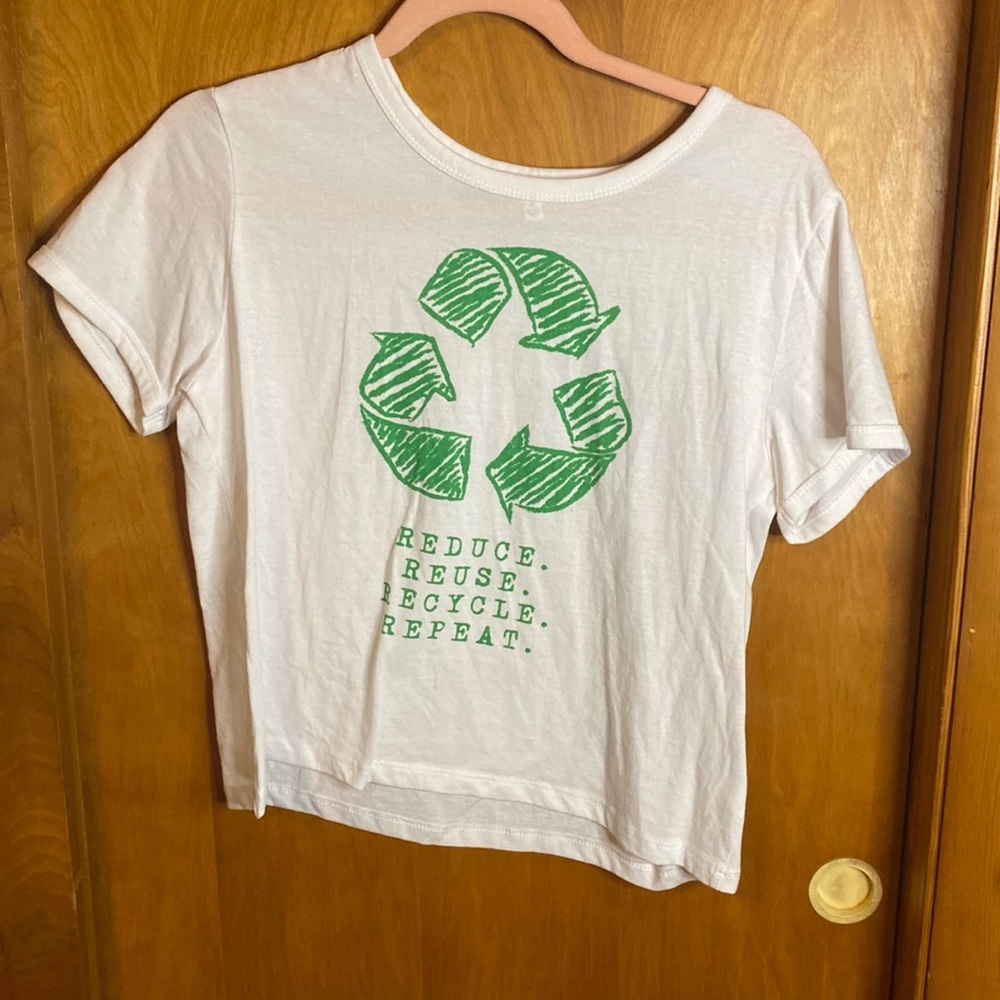 Reduce reuse recycle crop top